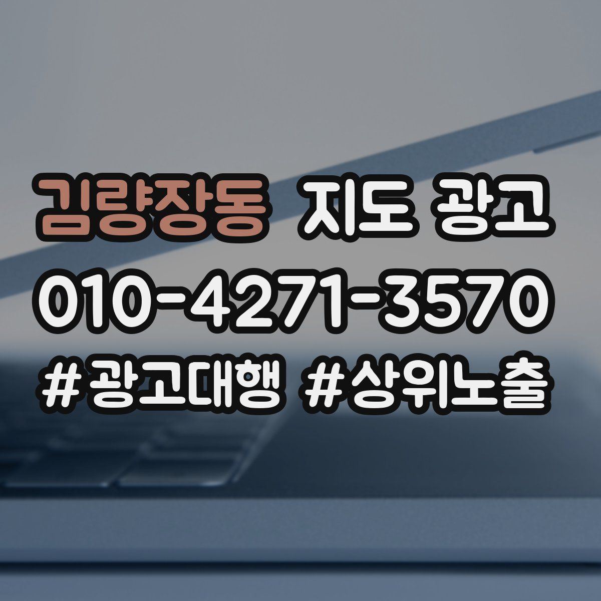 김량장동 지도 광고