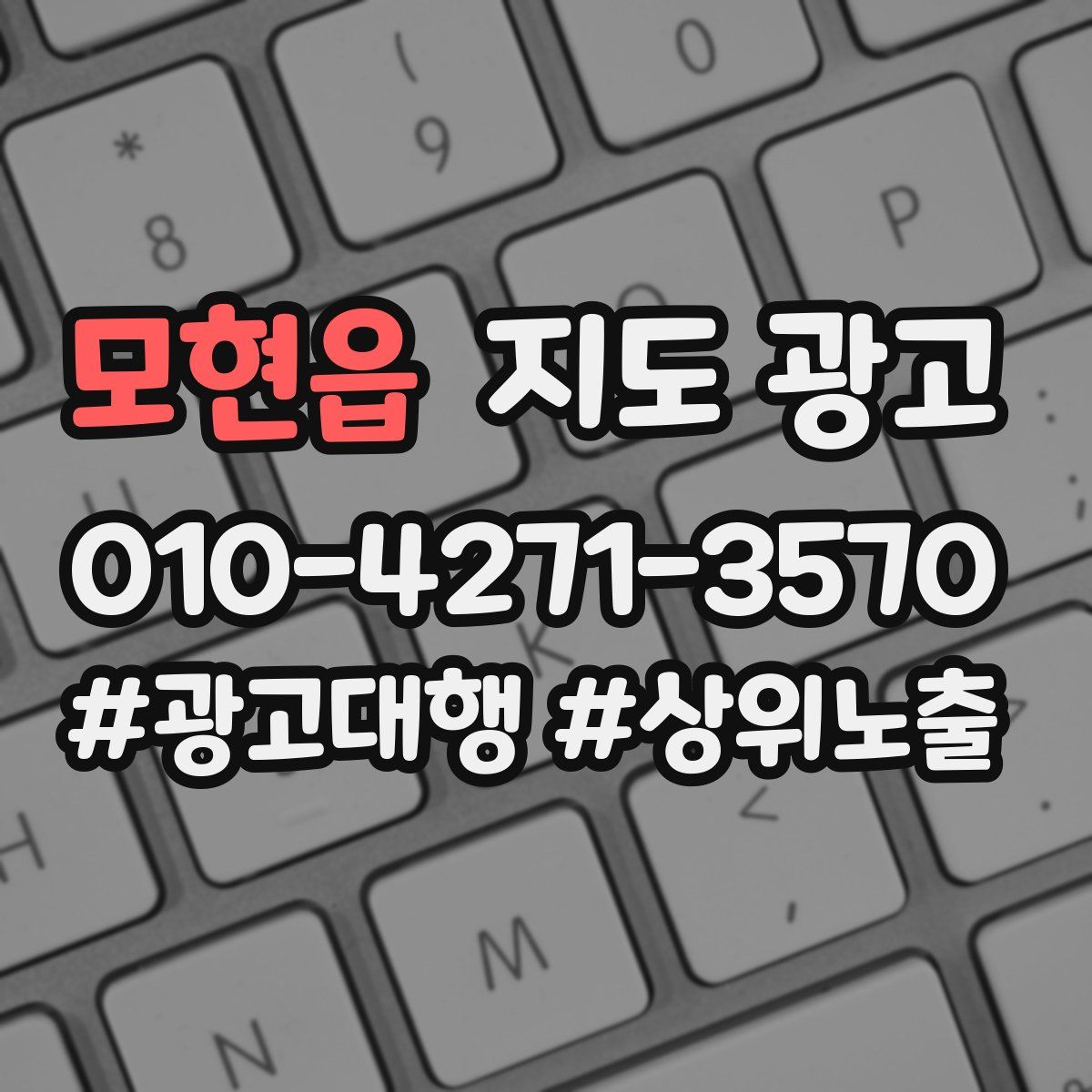 모현읍 지도 광고