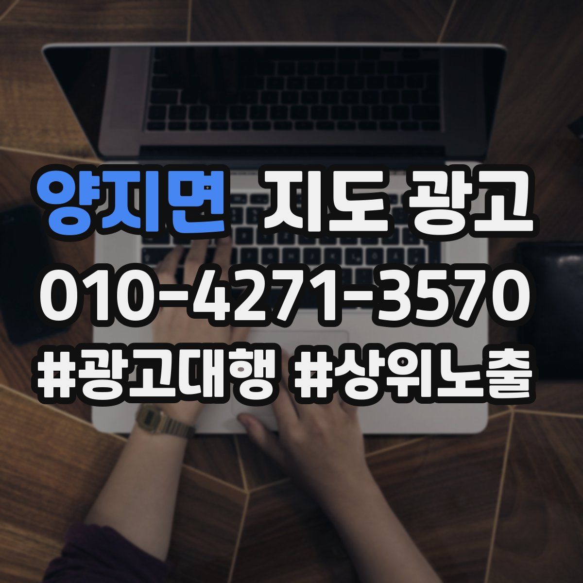 양지면 지도 광고