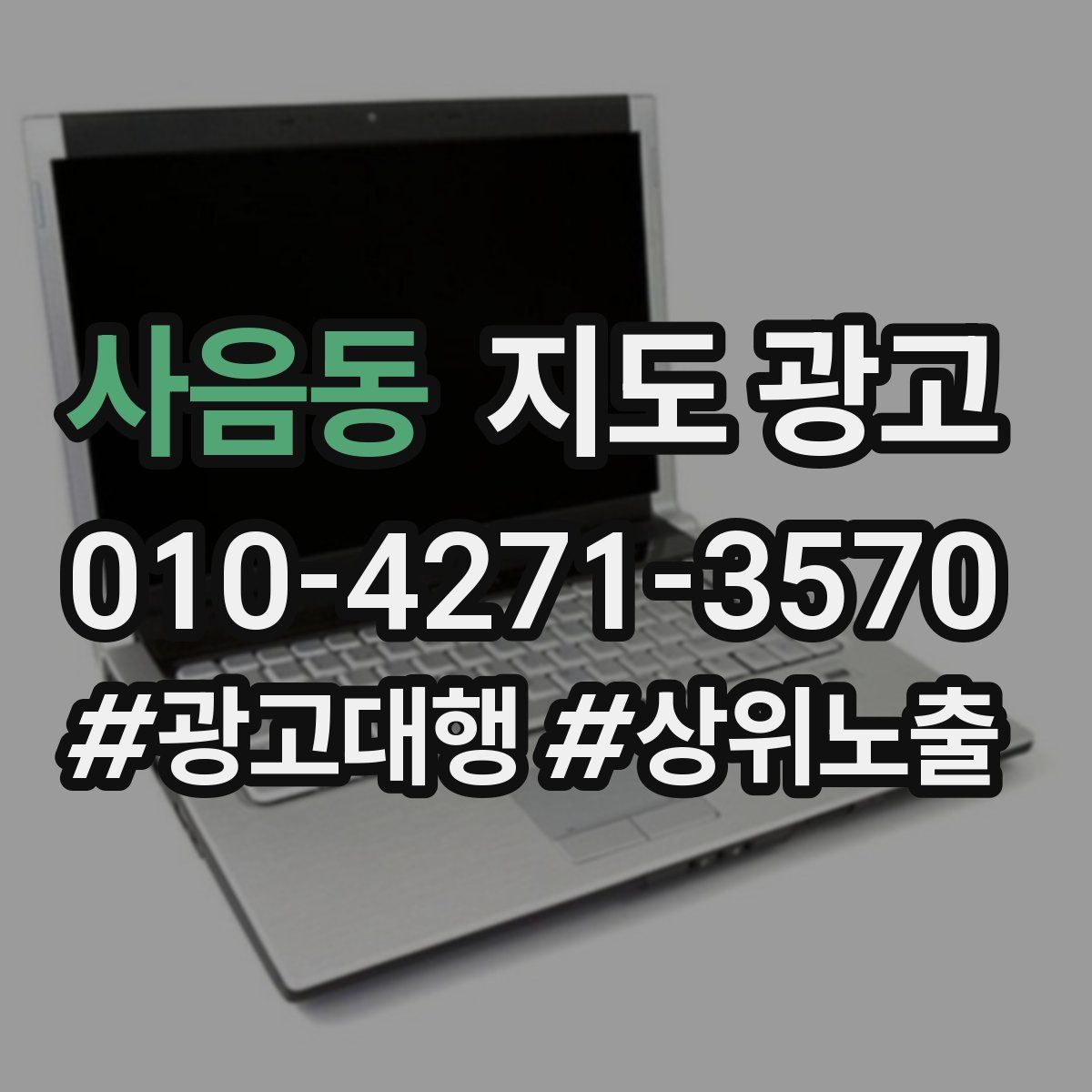 사음동 지도 광고