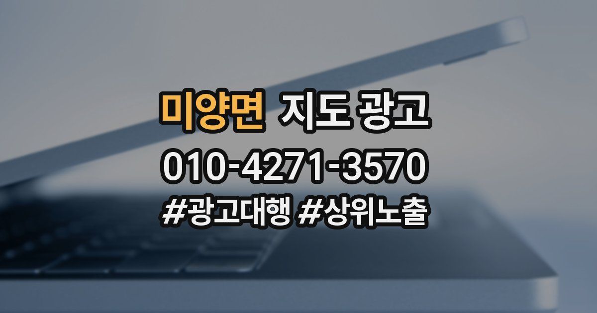 미양면 지도 광고