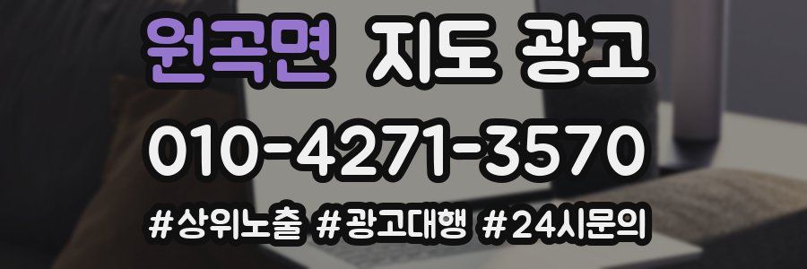 원곡면 지도 광고