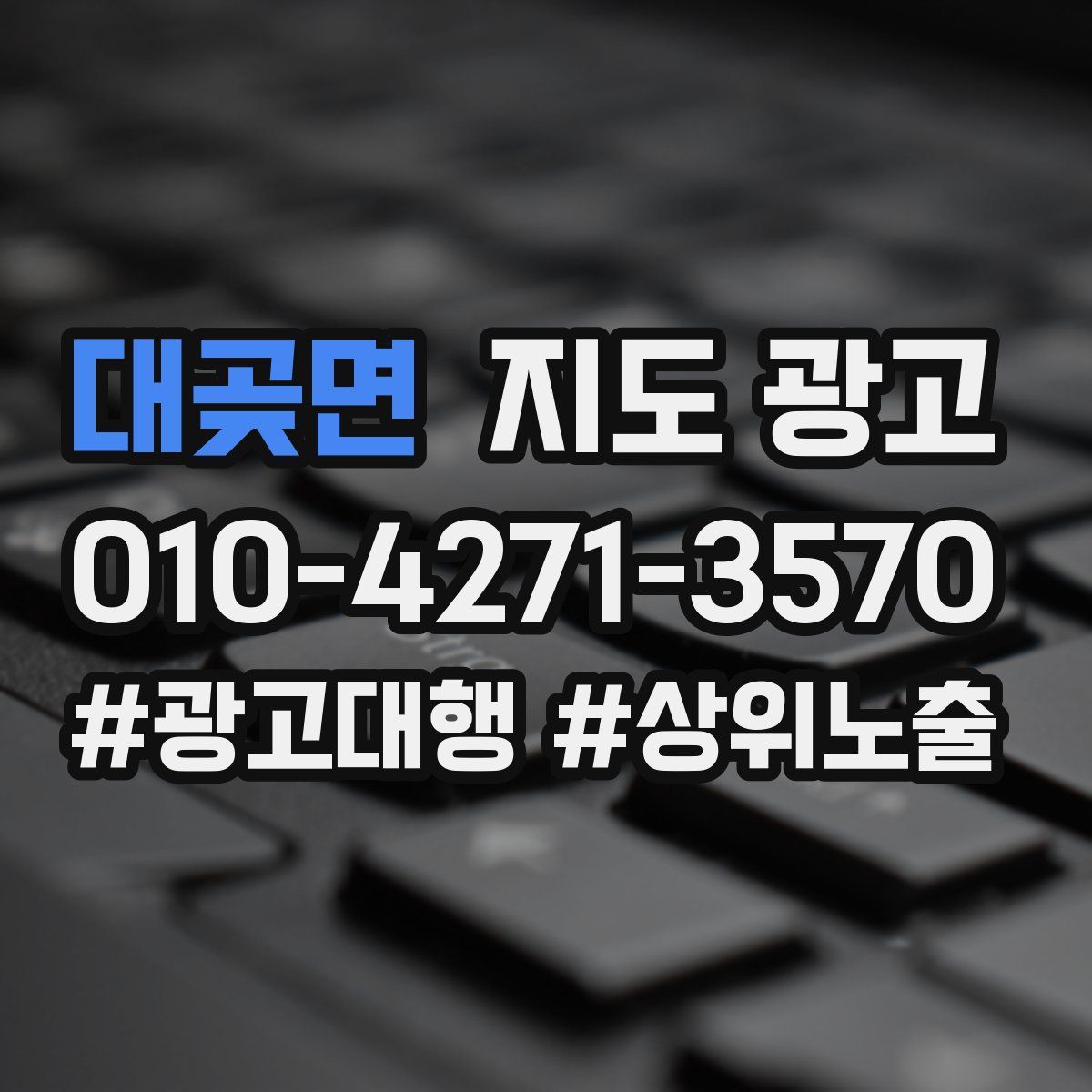 대곶면 지도 광고