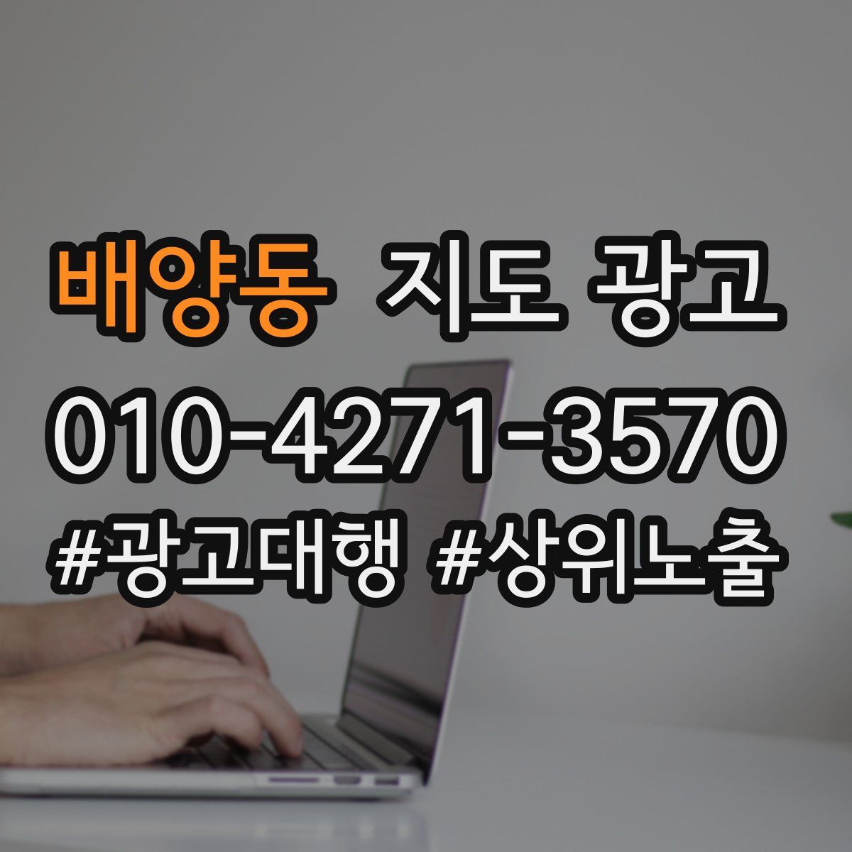배양동 지도 광고