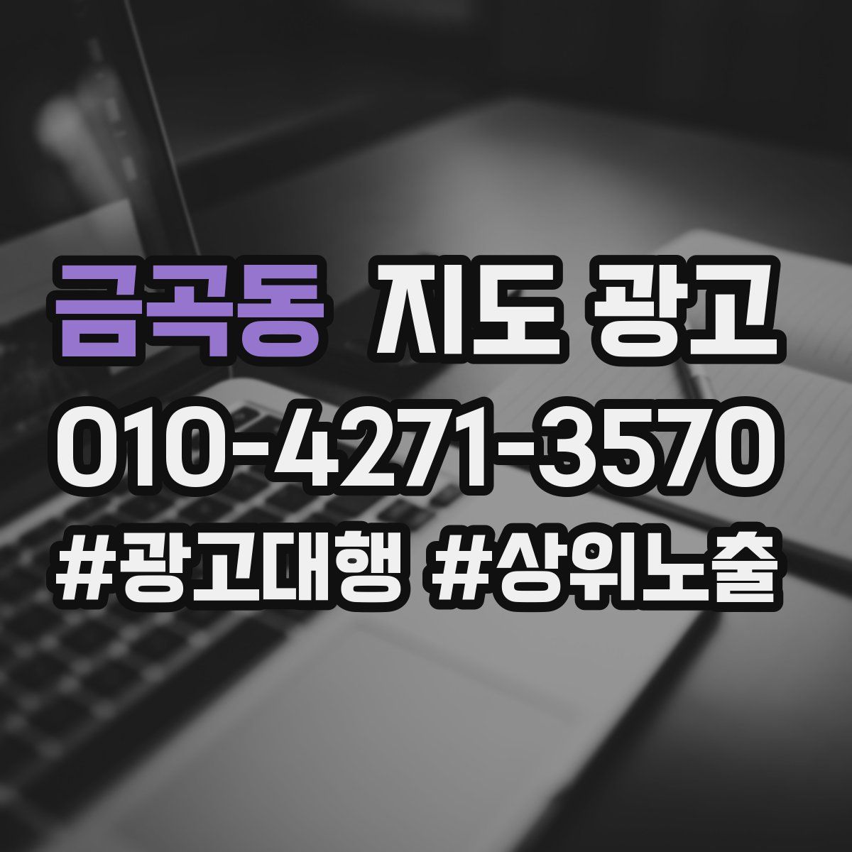 금곡동 지도 광고