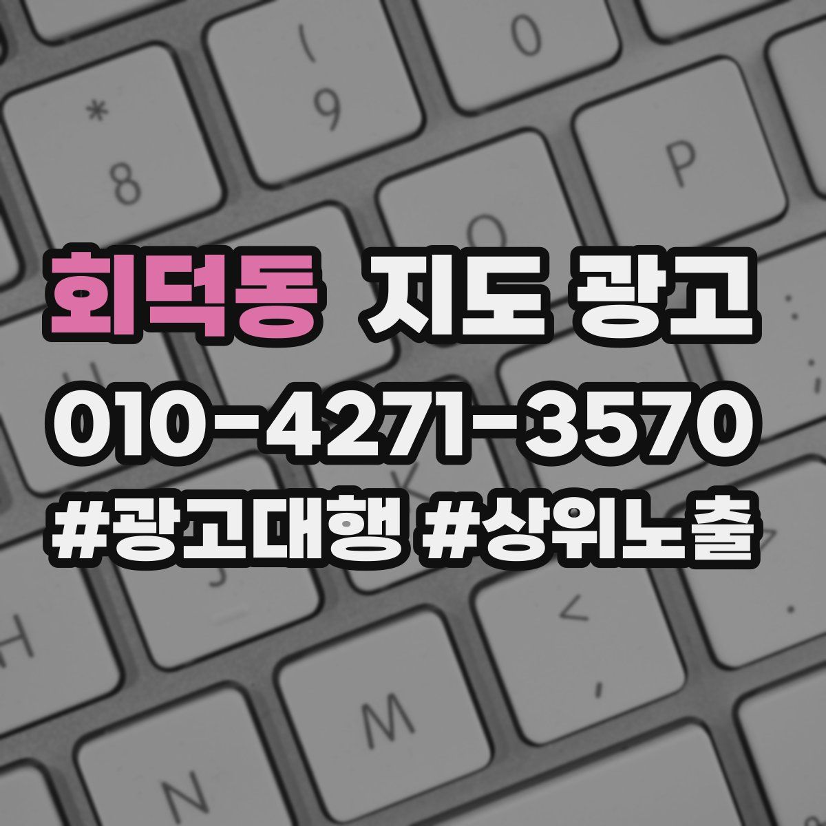 회덕동 지도 광고