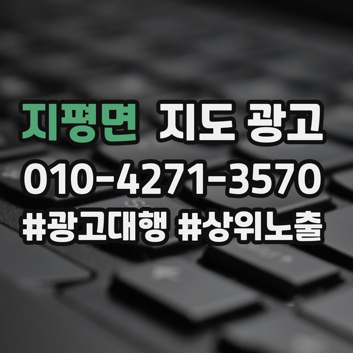 지평면 지도 광고