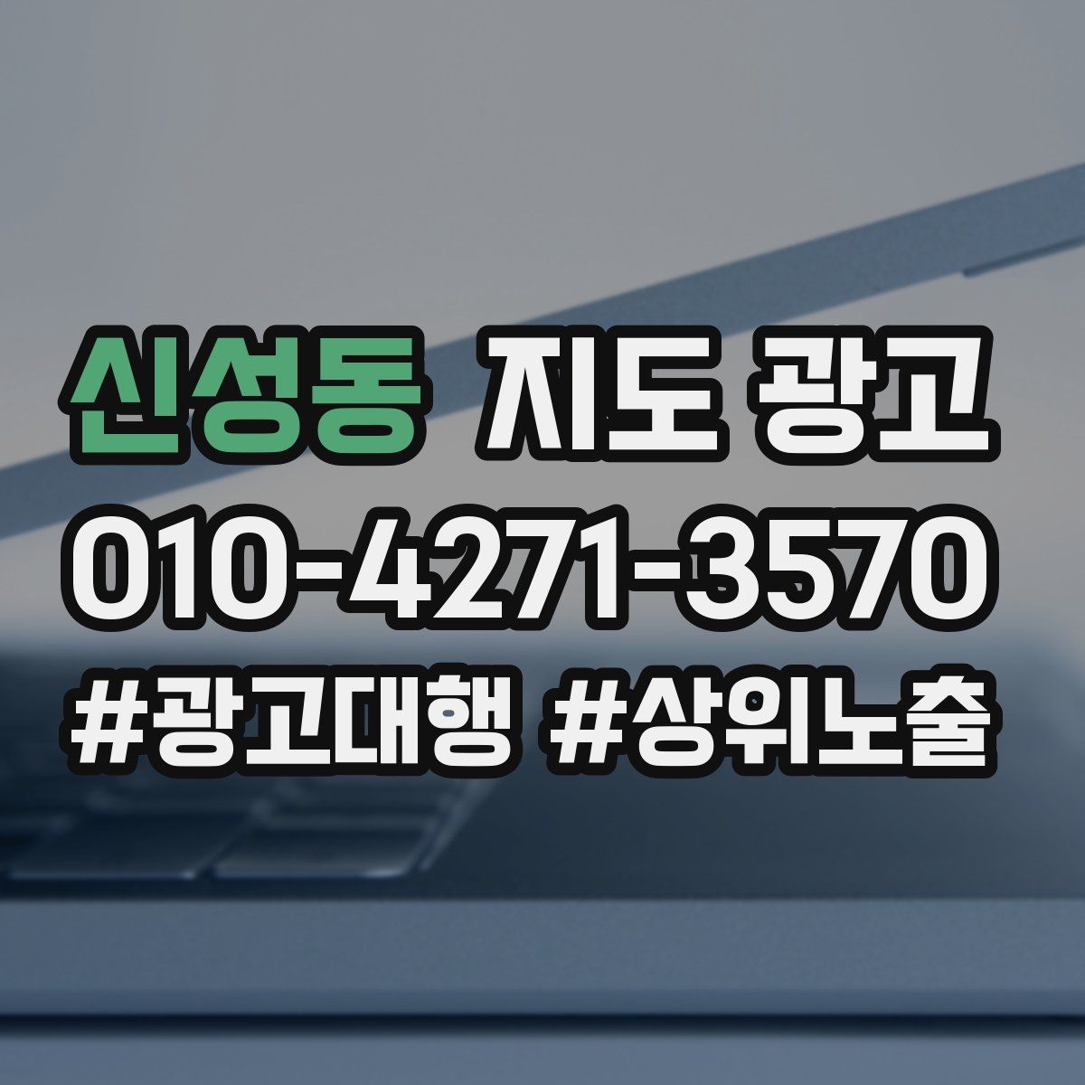 신성동 지도 광고
