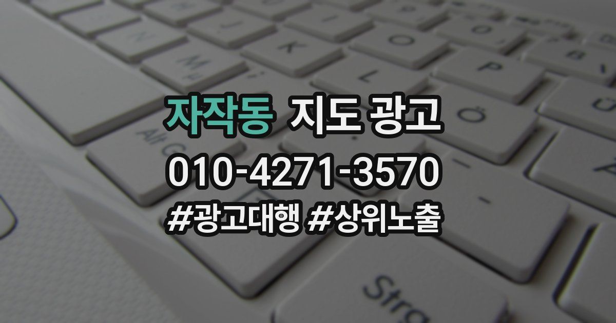 자작동 지도 광고