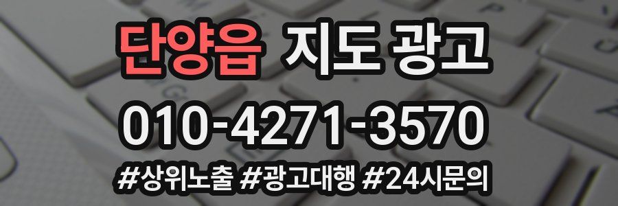 단양읍 지도 광고
