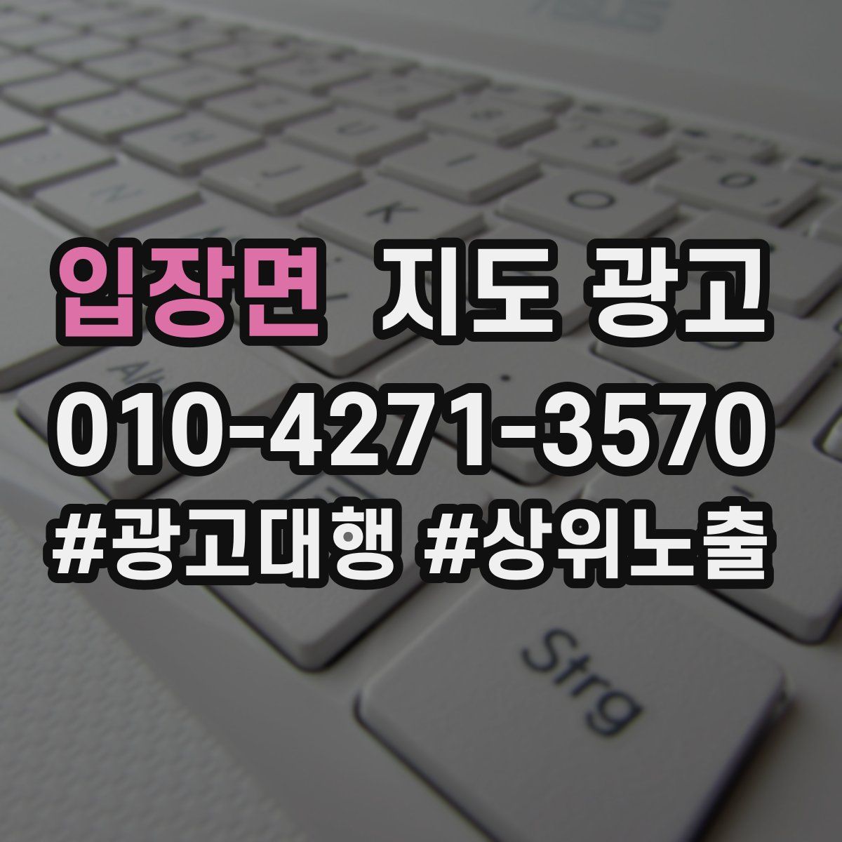 입장면 지도 광고