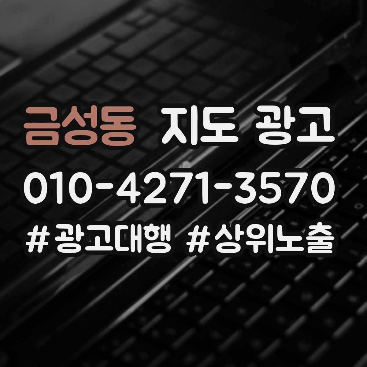 금성동 지도 광고
