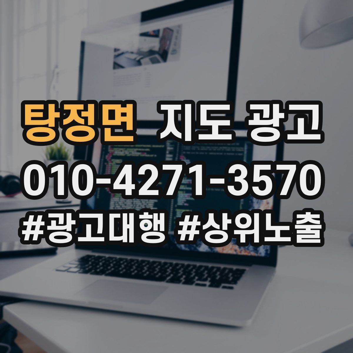 탕정면 지도 광고