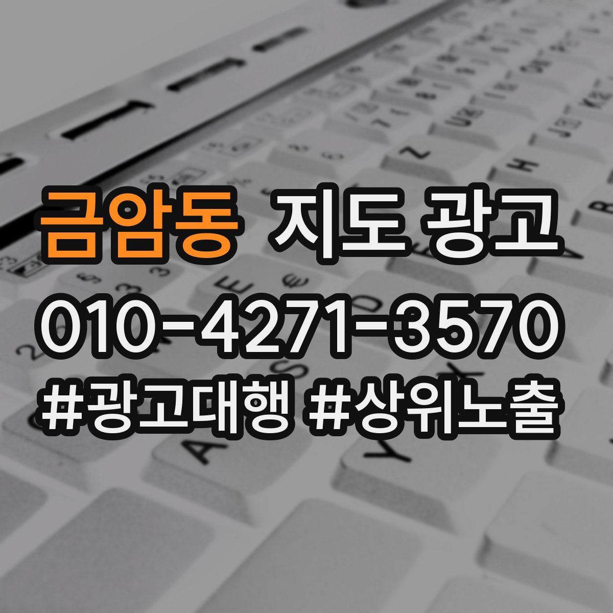 금암동 지도 광고