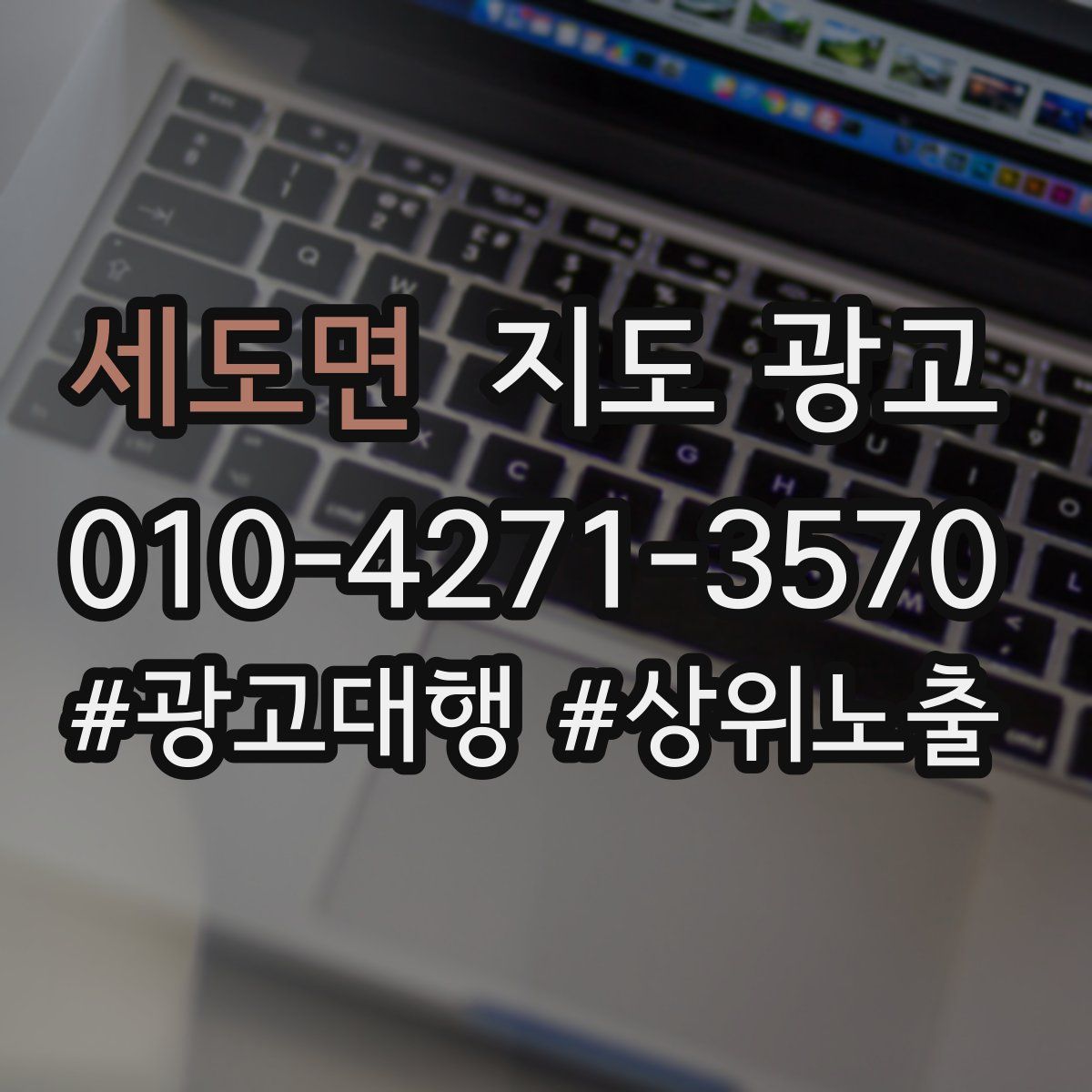 세도면 지도 광고