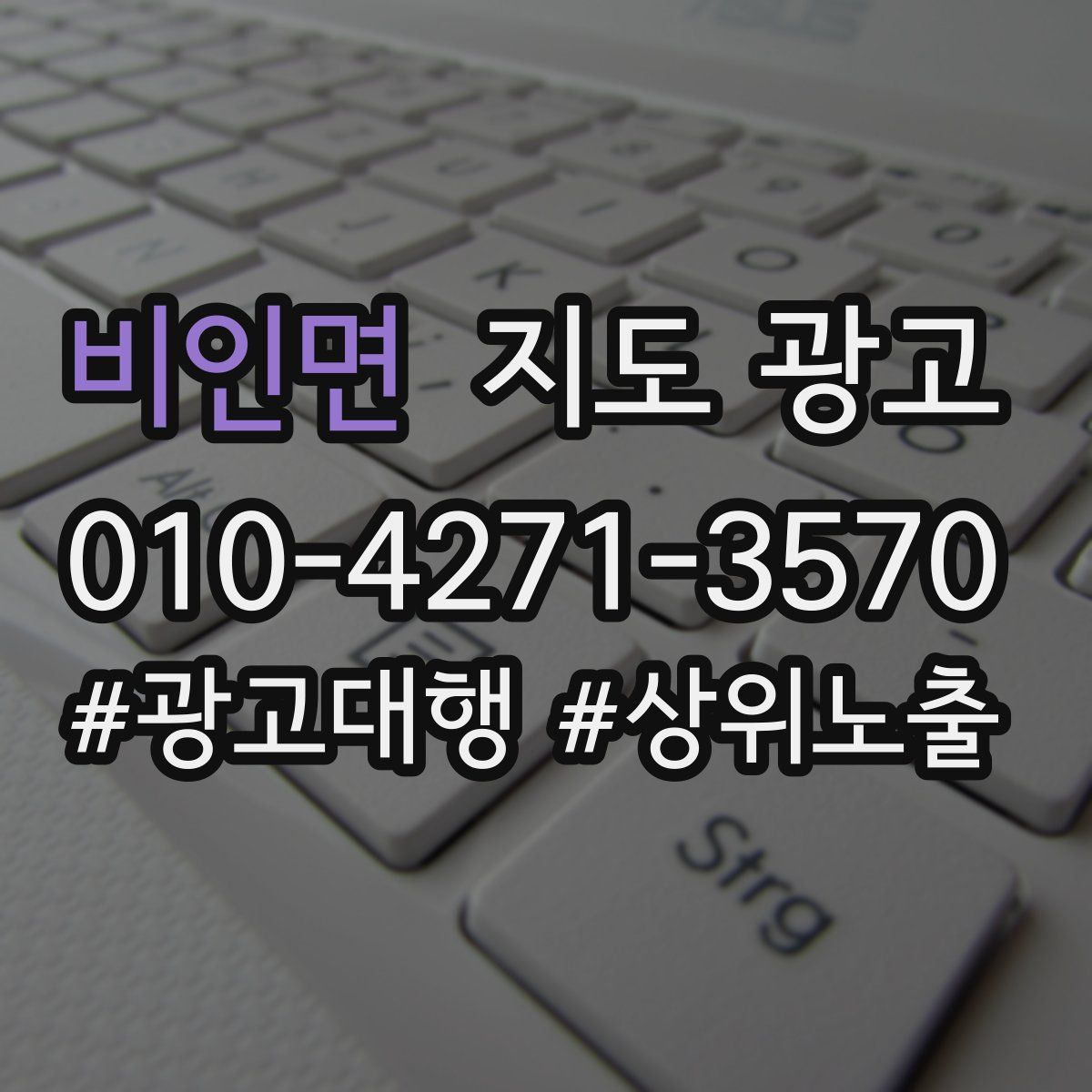 비인면 지도 광고