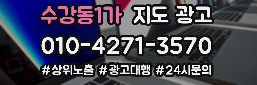 수강동1가 지도 광고