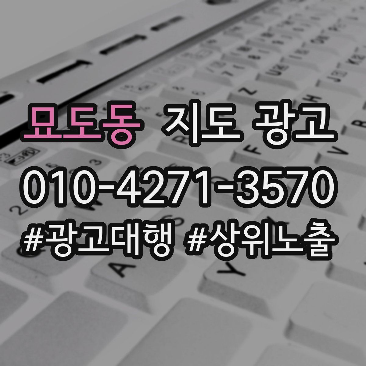 묘도동 지도 광고