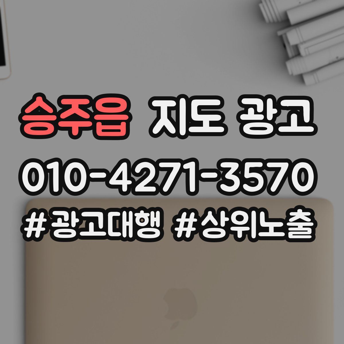 승주읍 지도 광고
