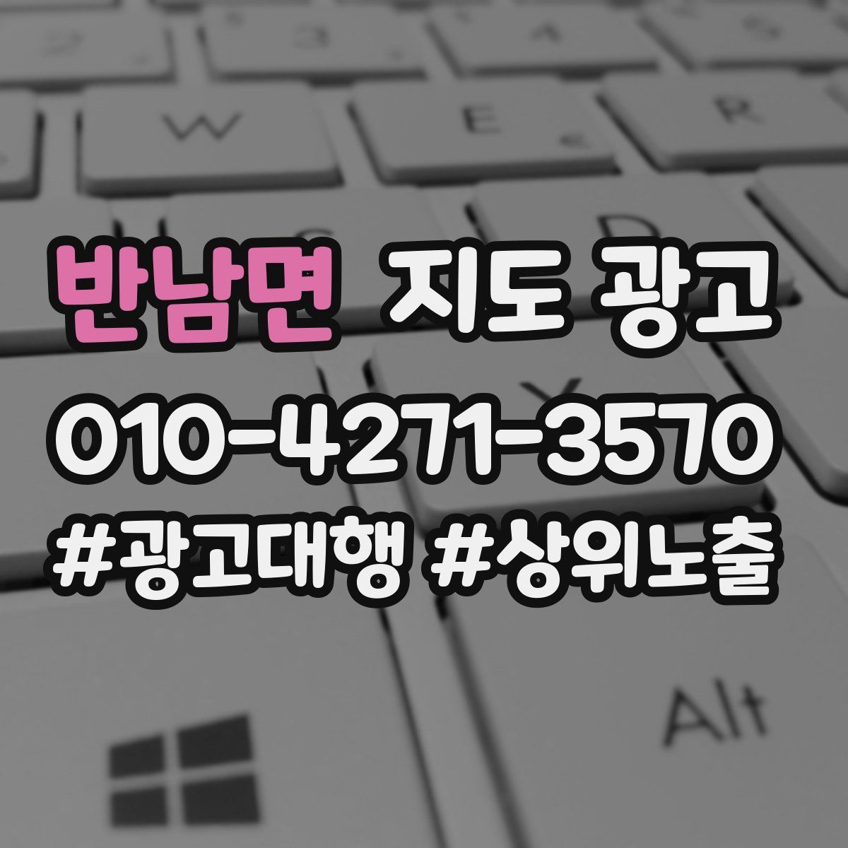 반남면 지도 광고