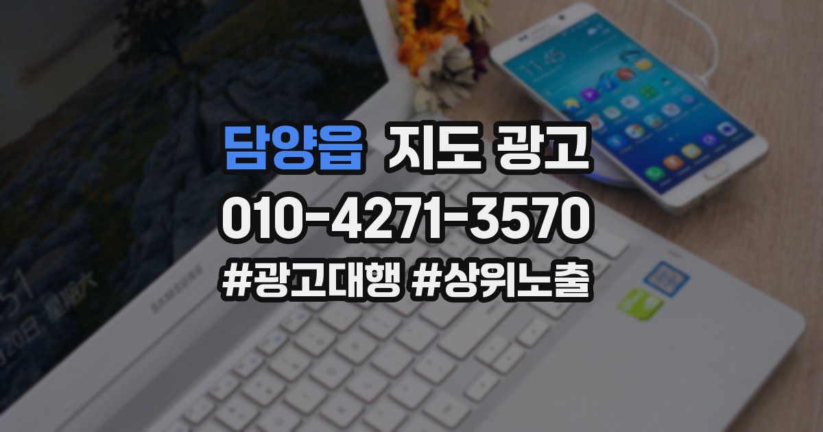 담양읍 지도 광고