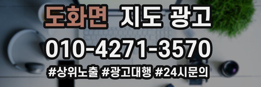 도화면 지도 광고
