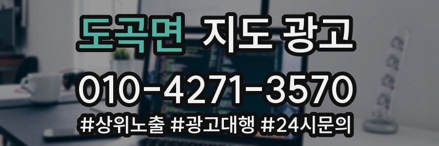 도곡면 지도 광고