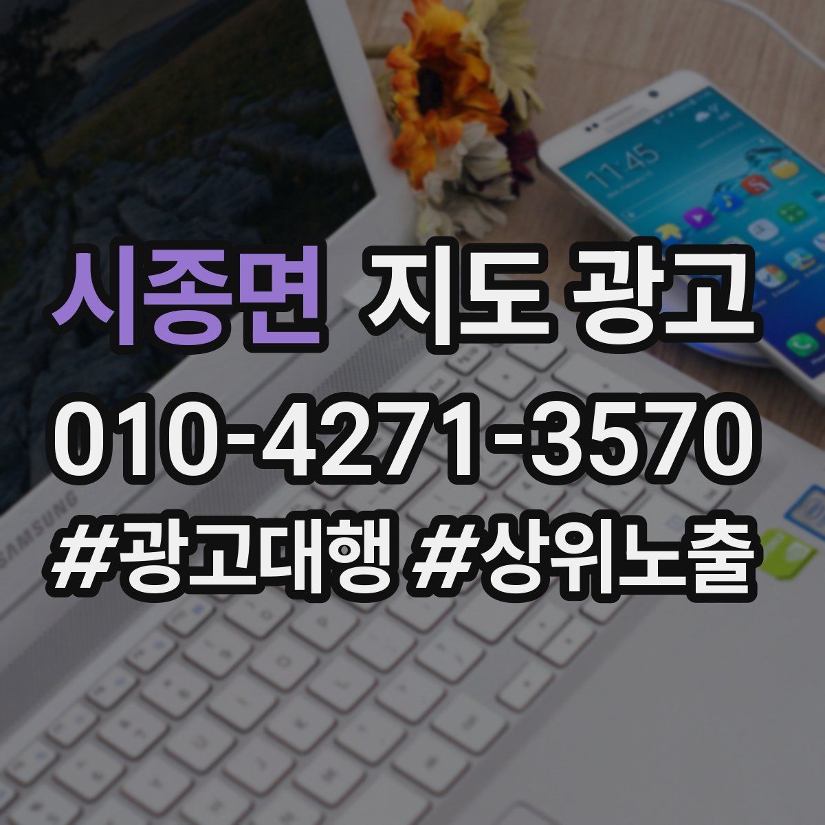 시종면 지도 광고