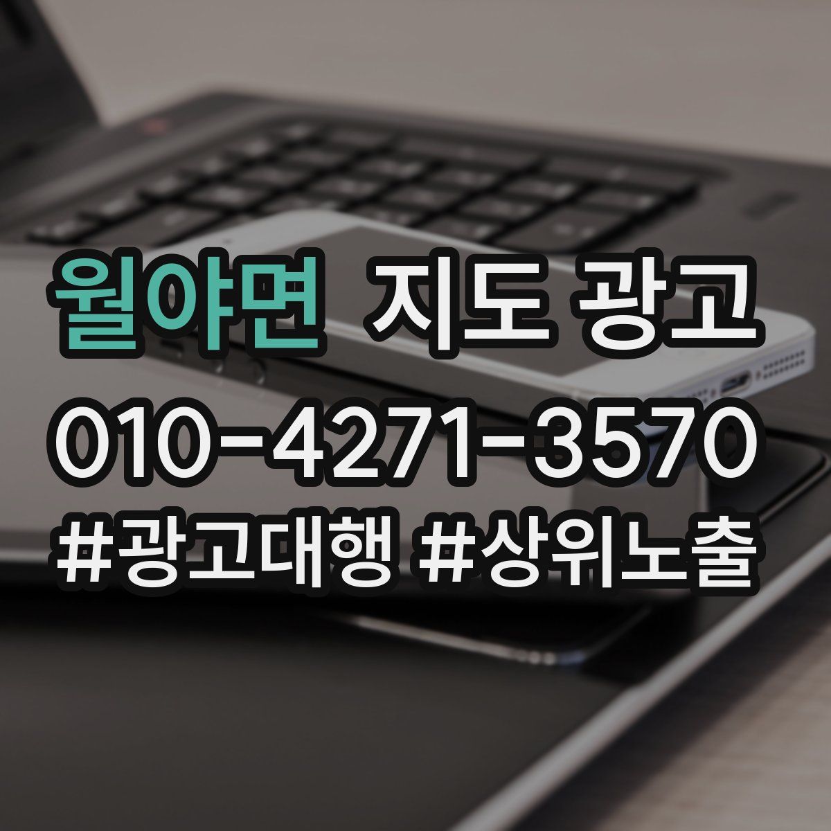 월야면 지도 광고