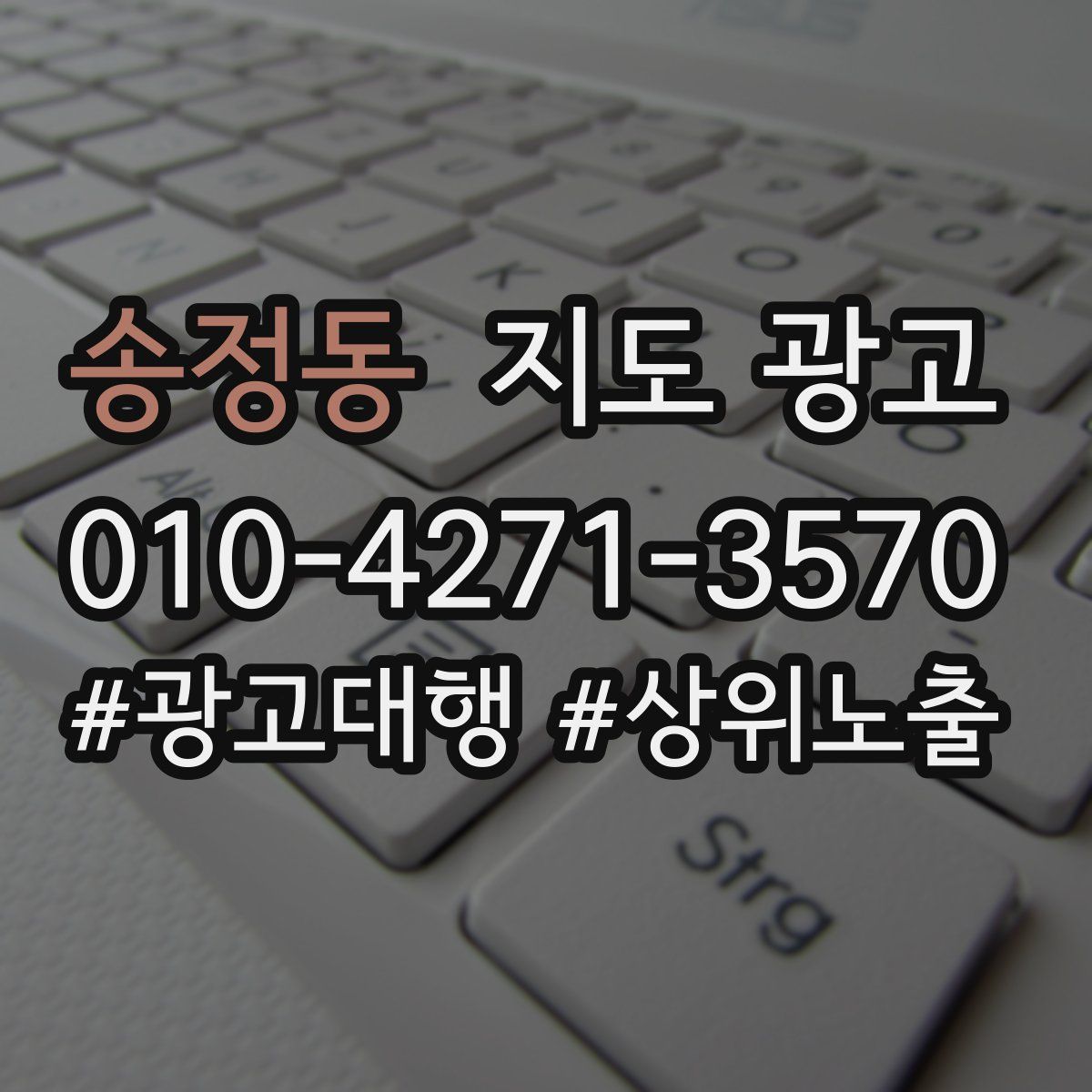 송정동 지도 광고
