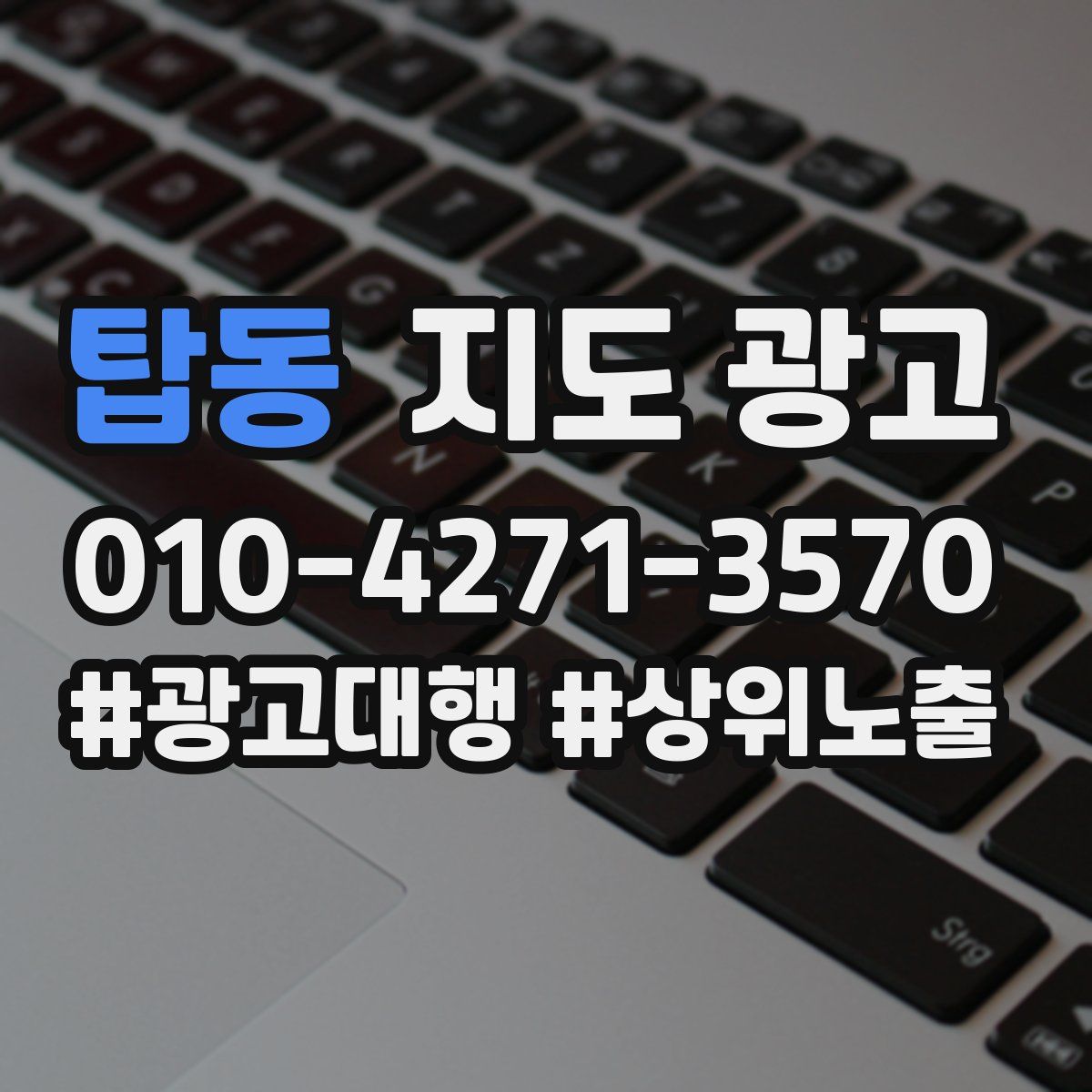 탑동 지도 광고