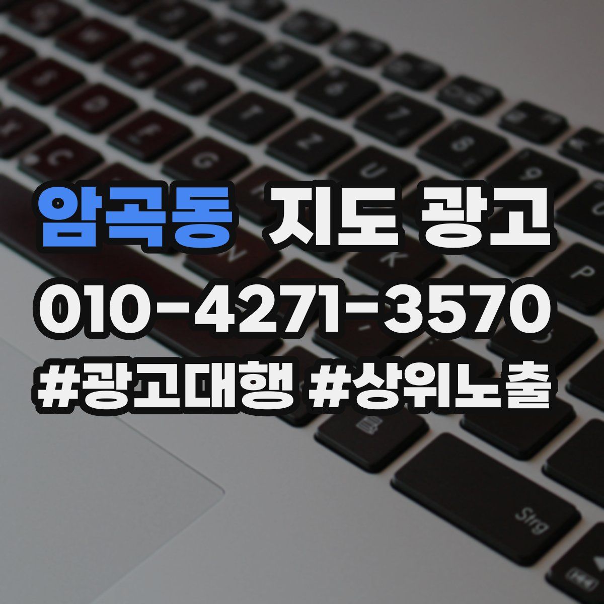 암곡동 지도 광고