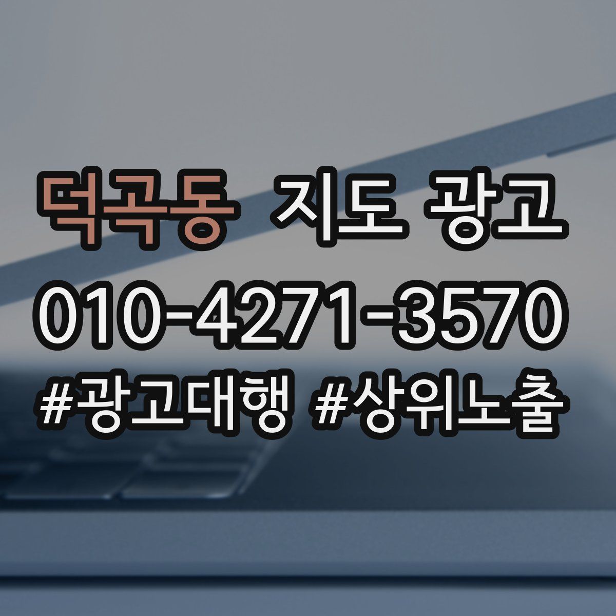 덕곡동 지도 광고