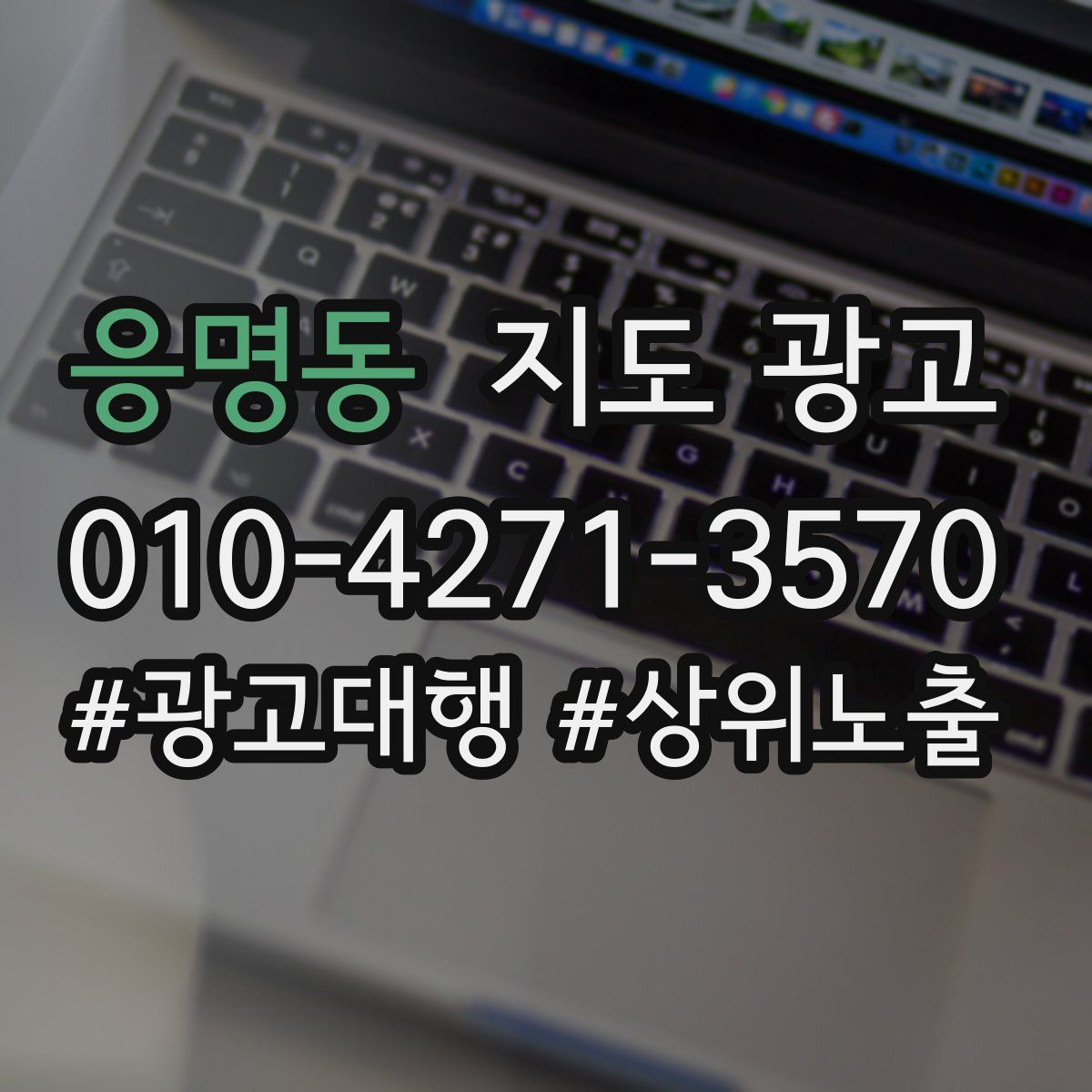 응명동 지도 광고
