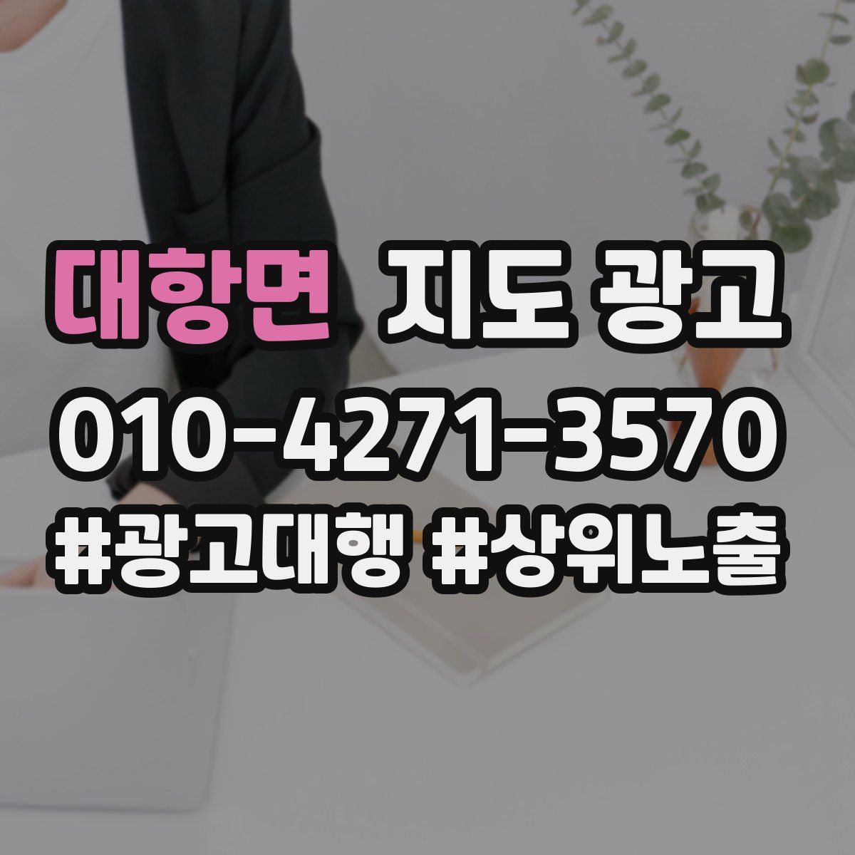 대항면 지도 광고