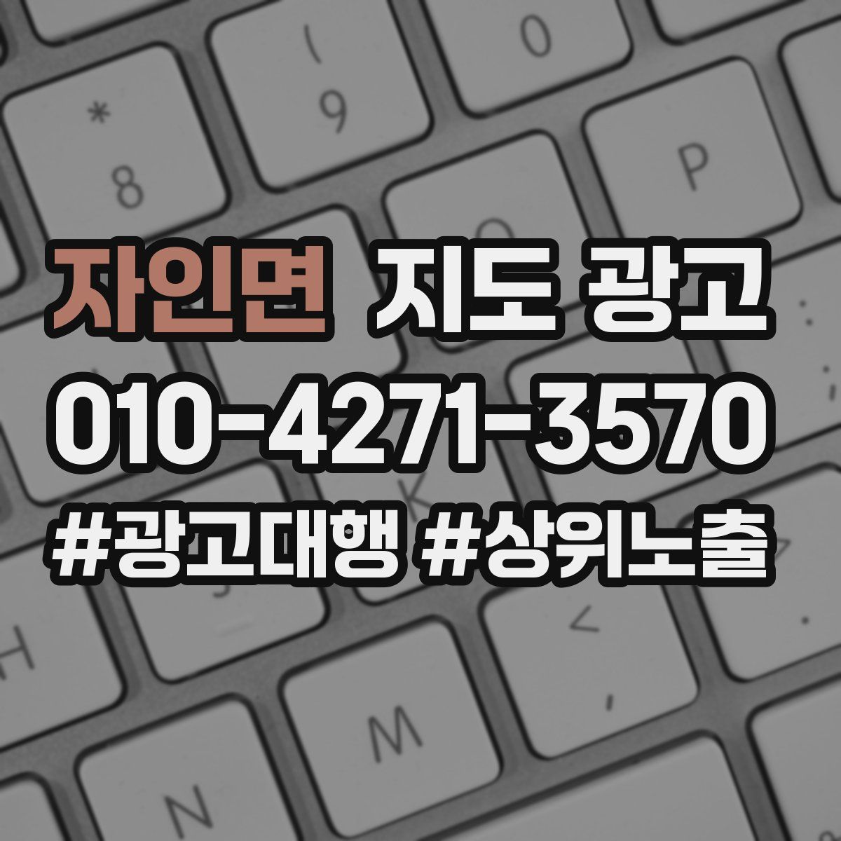 자인면 지도 광고