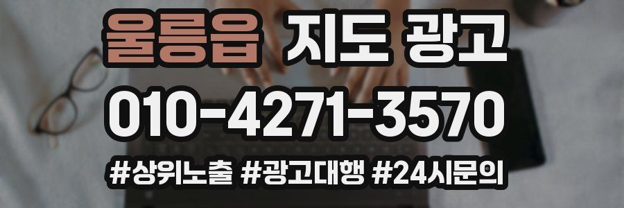 울릉읍 지도 광고