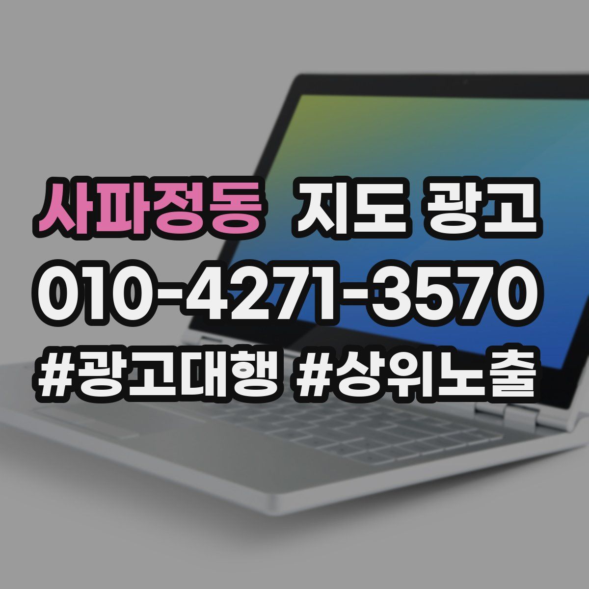 사파정동 지도 광고