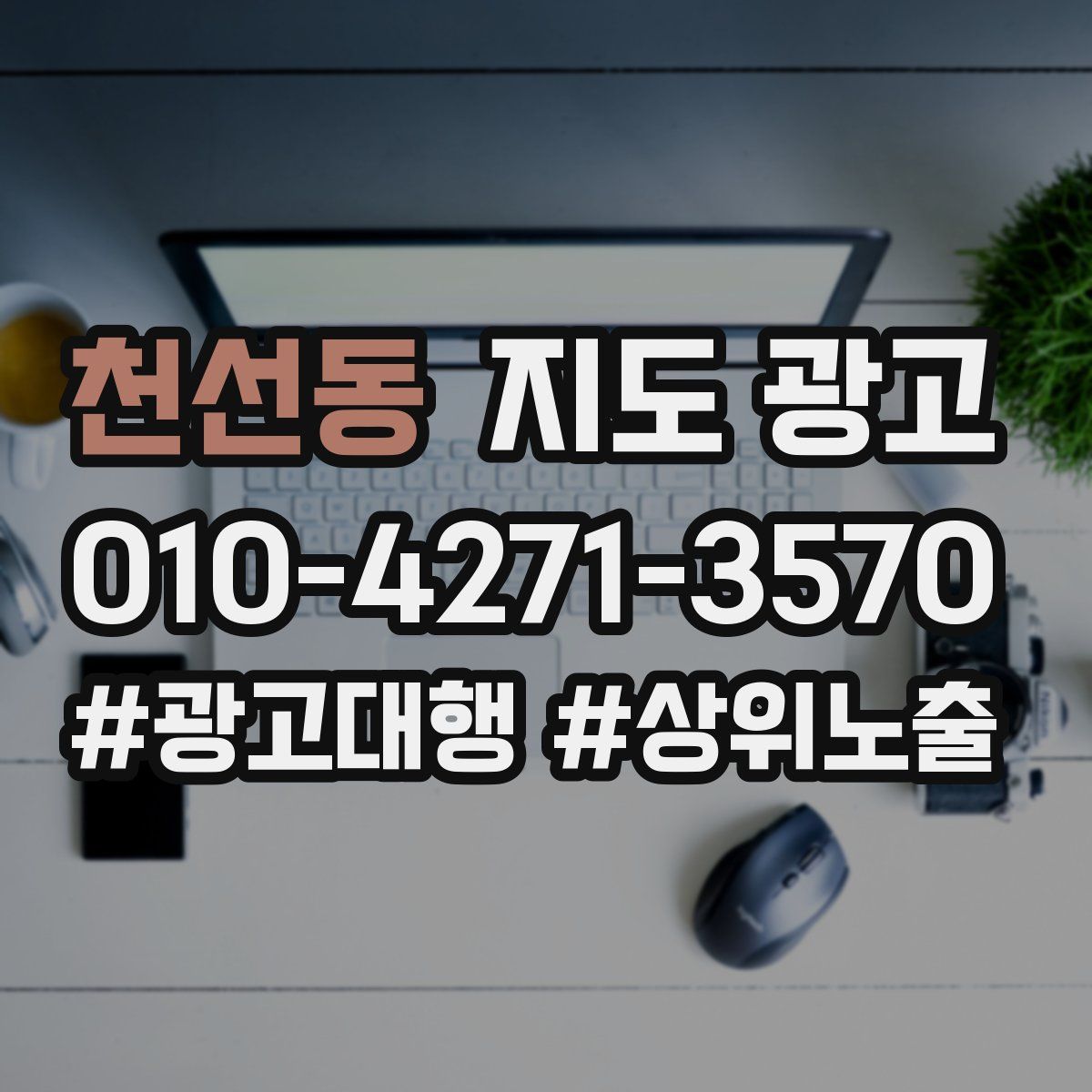 천선동 지도 광고