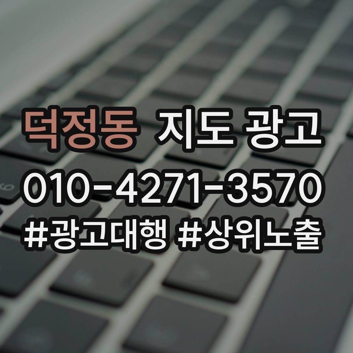 덕정동 지도 광고