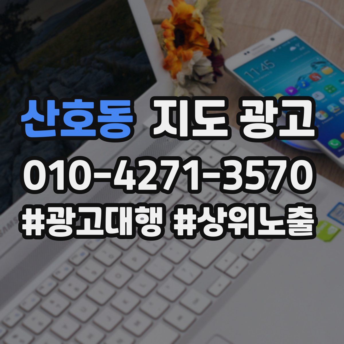 산호동 지도 광고