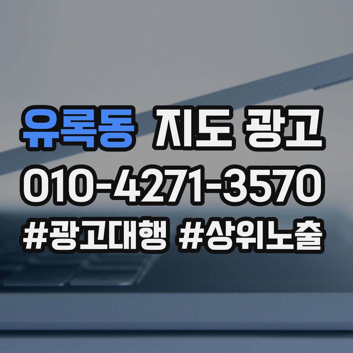 유록동 지도 광고
