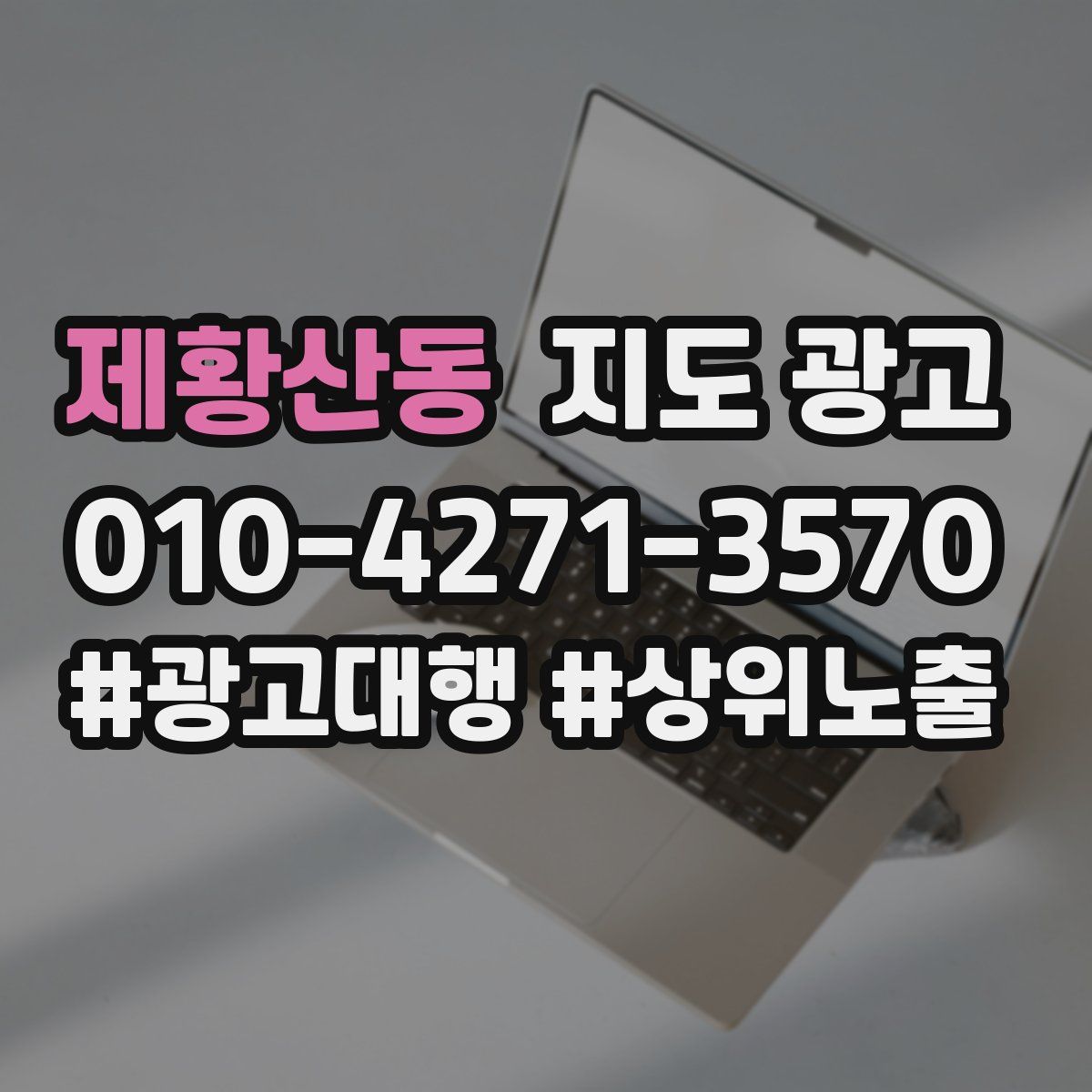 제황산동 지도 광고