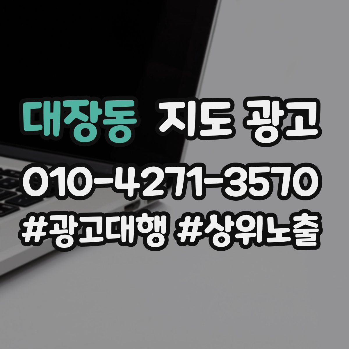 대장동 지도 광고