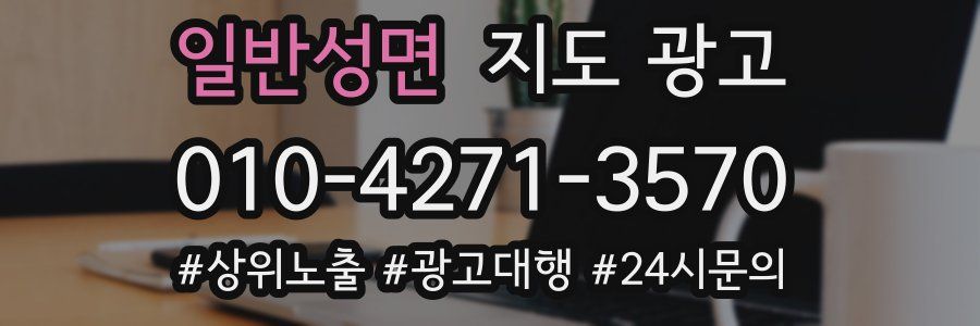 일반성면 지도 광고