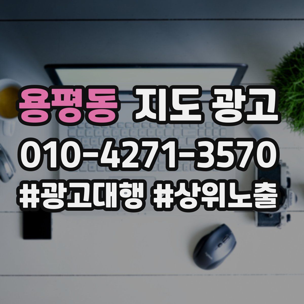 용평동 지도 광고