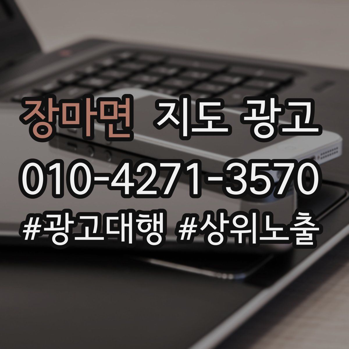 장마면 지도 광고