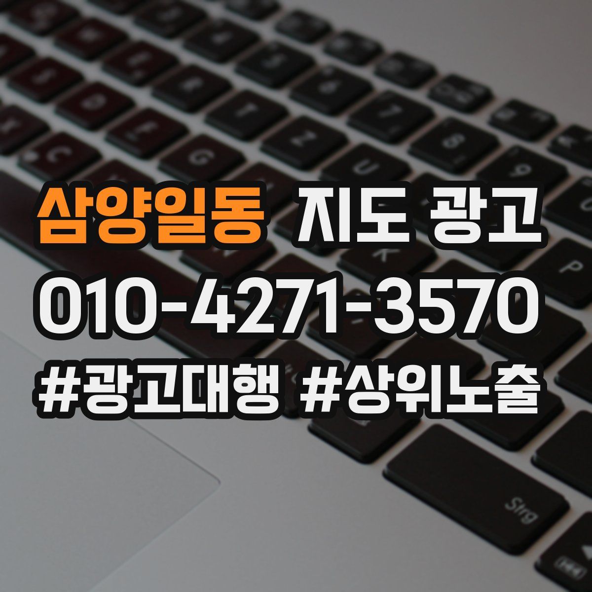 삼양일동 지도 광고