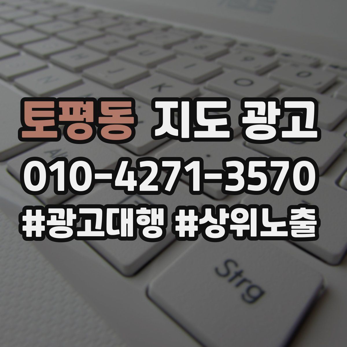 토평동 지도 광고