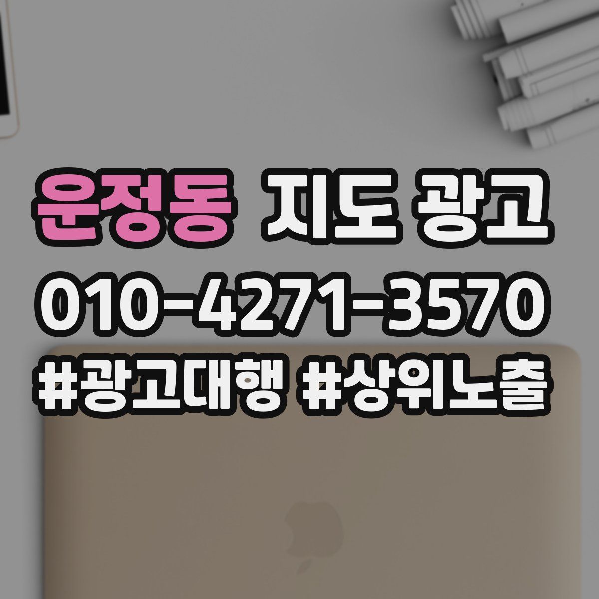 운정동 지도 광고